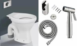 fastgear with Grohe Type Health Faucet Floor mount Western Toilet/Commode/Water Closet Western Commode