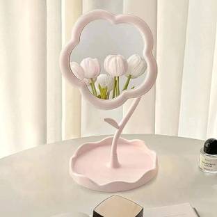 KASHTHBHANJAN Flower Makeup Mirror