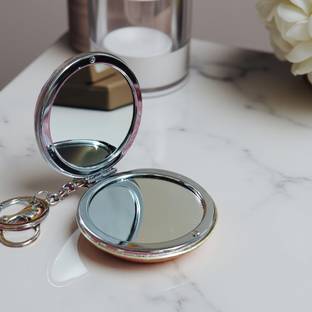 Nikki Bella Original korean Duo side Plain and Magnifying anti glare mini makeup mirror
