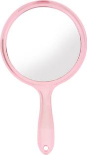 Fantasy Mirror Two Way Handle Mirror for Shaving and Makeup - Circle