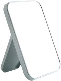 TOMATUS Countertop Rectangle Cosmetic Mirror with Stand Bathroom Shaving Make Up Mirrors