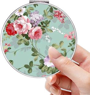 feelhigh Compact Mirror, Pocket Mirror,Travel Mini Mirror, Folding Handheld Double-Sided