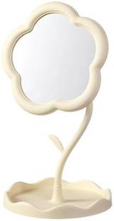 NSUSU Sunflower Shaped Desktop Makeup Mirror C