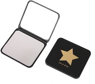 HomeHunt Compact Mirror for Purses,Small Travel Mirror For Woman (Star Style Black 1PCS)