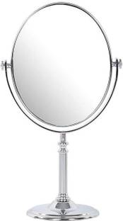draval Table Mirror with Stand Double Sided Swivel 1x/5x Magnification Desk Mirror