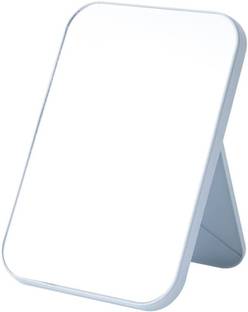 Besillia Desktop Makeup Mirror - Foldable Makeup Mirror Portable Mirror (Blue, Set of 1)