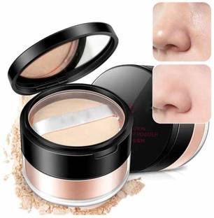 manasona Waterproof Face Smooth Loose Powder Makeup Compact