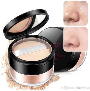 tanvi27 Pro Long-lasting Waterproof Oil-control Even Skin Color Concealer Loose Powder Compact