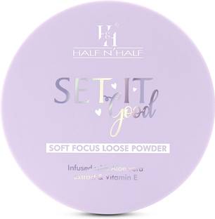 Half N Half Set It Good Soft Focus Loose Powder Infused By Aloe Vera & Vitamin E Compact