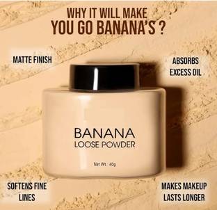 Yuency BEST Beauty Banana Loose Setting Powder  Compact