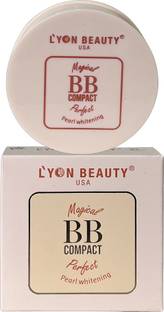 Lyon Beauty usa Compact Face Powder White Ivory Compact