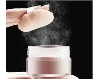tinni minni LOOSE POWDER FOR MAKEUP SETTING & OIL FREE MAKEUP BASE LOOK Compact