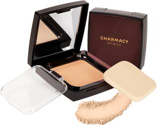 charmacy milano Compact 04 | HD Matte Finish, Oil Control, Blurs Pores, Long-Lasting, 8g Compact