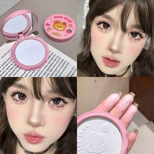 DAIMANPU GEGE BEAR Compact Powder, Setting Powder, Waterproof, Safe for Daily Use Compact