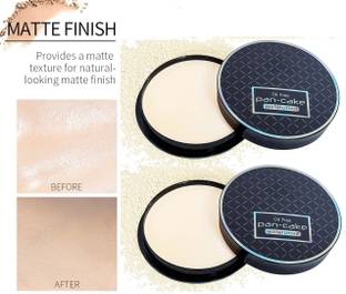 YAWI Natural Sweat & Waterproof Pan Cake Compact  Foundation