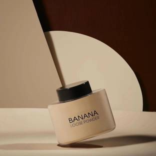 DARYUE Provides Long-lasting Coverage |Reduces Shine| Loose Powder(Banana Powder) Compact