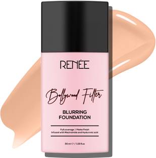 Renee Bollywood Filter Blurring Matte Foundation, Lightweight, Full Cover - 30 ml Compact