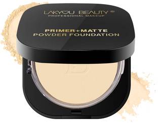 Lakyou Beauty Powder+Matte Compact Powder Smooth & Velvety Matte Finish For Flawless Skin Compact
