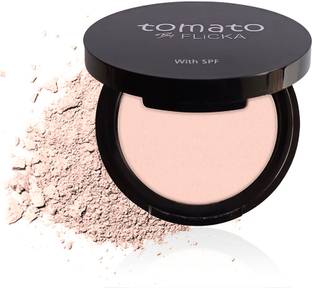 Flicka Tomato Compact Powder with SPF for women 9gm|Skin Lightening Long Lasting Compact
