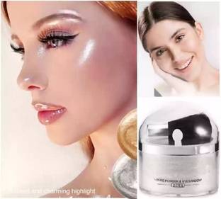 GFSU - GO FOR SOMETHING UNIQUE Best HD finish water proof white loose powder highlighter Compact