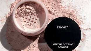 tanvi27 Lightweight Buildable Matte Finish, Multi-Use Setting Powder Compact