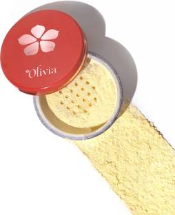 Olivia Fixing Powder for face makeup Sunset Yellow, Paraben Free & Oil-Free Compact
