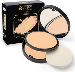 adbeni BB Compact Powder | Natural Matte Hydrant & Moisturizing | Buildable Coverage Compact