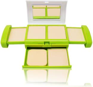 Emijun 5 IN 1 GREEN TEA PROFESSIONAL MAKE UP 5 IN 1 COMPACT POWDER LONG LASTING MAKEUP Compact