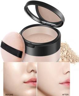 WOONGMI Long Lasting Waterproof Loose Powder Oil Control Lightweight Matte Face Compact