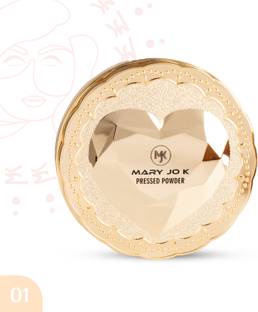 MARY JO K H. D. Finished 2 in 1 Compact Powder, Long Lasting, Matte Finish Compact