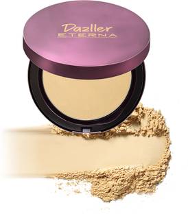 Dazller Eterna Glow Powder, Oil Control, SPF PA++, Zero Caking (Honey SC34,) Compact