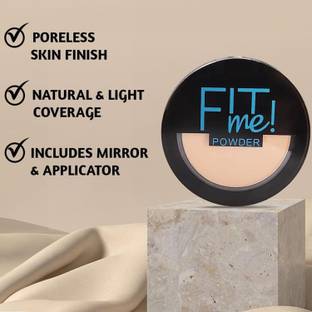 urbanfox 2 IN 1 MATTE+SHIMMER FIT ME COMPACT POWDER WITH SOFT PUFF Compact