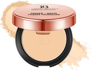 Lakyou Beauty 2in1 Primer+Matte Compact Powder, Long Lasting, Waterproof, Oil Control Formula Compact