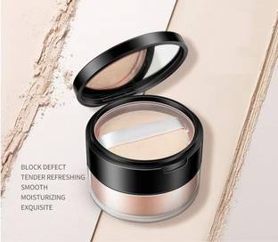 MYEONG Shine Full Coverage Face Powder for Oily Skin Compact