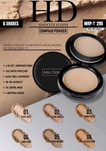 Miss Claire MC HD Smooth Finish Compact Powder 8gm Compact