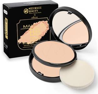 adbeni BB Compact Powder | Natural Matte Hydrant & Moisturizing | Buildable Coverage Compact