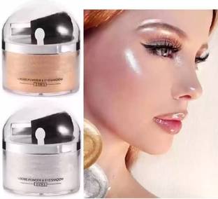 THTC Best Golden Shiny Face Makeup Shimmer Powdery Highlighter