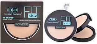 OCEAN BEAUTY Waterproof Full Coverage 2in1 Oil Control Loose Dry Compact Face Powder With Spf Compact