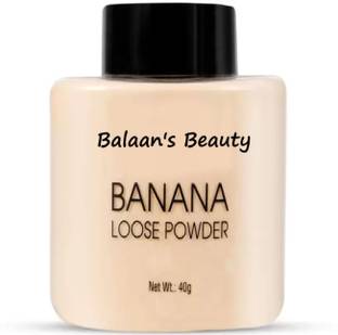 balaan's beauty bazar Banana Loose Setting Powder Compact (BANANA, 40 g) Compact