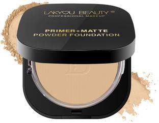 Lakyou Beauty Powder+Matte Compact Powder Smooth & Velvety Matte Finish For Flawless Skin Compact