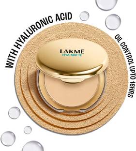 Lakmé 9to5 Hya Matte Pressed Powder Sand 9gm Compact