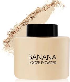 DARYUE Non Oily Matte Look | Hides Imperfections | Banana Loose Powder Compact
