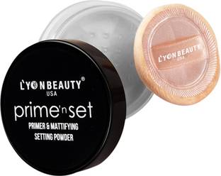 L'YON BEAUTY PRIME'N'SET PRIMER & MATTIFYING SETTING POWDER Compact