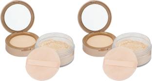 Latixmat Combo 2 In 1 Weightless Stay Matte Compact Powder Pressed Powder + Loose Powder Compact