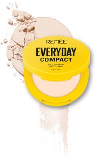 Renee Everyday Compact Powder, Matte & Smooth Finish, Skincare Infused Makeup - 8gm Compact