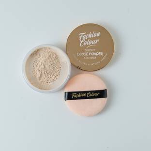 FASHION COLOUR Platinum Loose Powder - Losse Baking and Setting Powder Compact