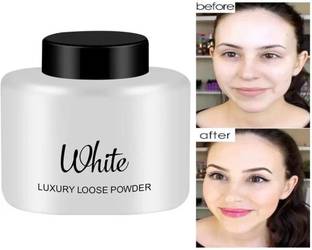 Yuency Oil Control Waterproof Face Loose Powder  Compact