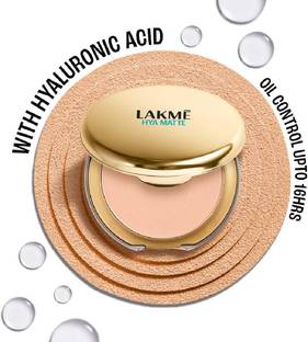 Lakmé 9to5 Hya Matte Pressed Powder Beige 9gm Compact