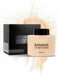 mkldsrh BANANA Makeup Setting Loose Longlasting Coverage Reduces Shine Matte Finish Look Compact