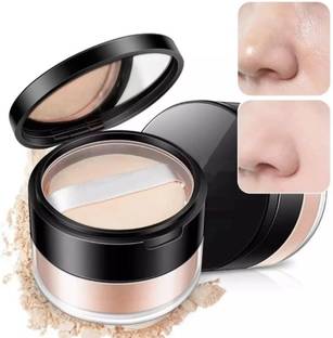 BLUEMERMAID Translucent Stay Matte Finish Loose Powder for Oily Skin Control Compact